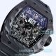 Replica Richard Mille RM011-03 Flyback Chronograph Forged Carbon Watch Black Rubber (4)_th.jpg